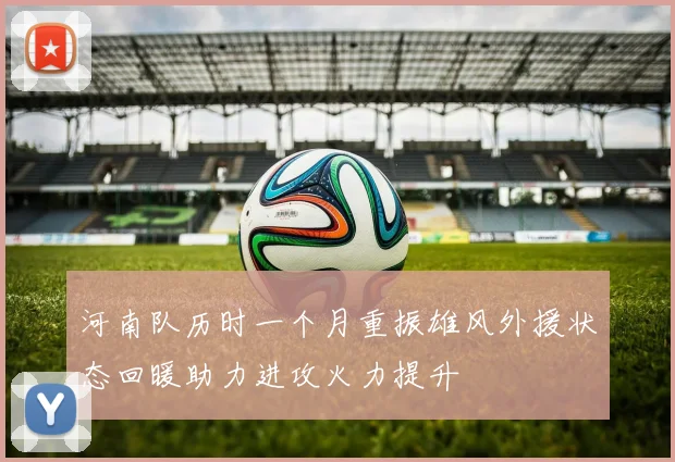 河南队历时一个月重振雄风外援状态回暖助力进攻火力提升